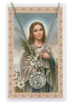24'' St. Maria Goretti Holy Card & Pendant